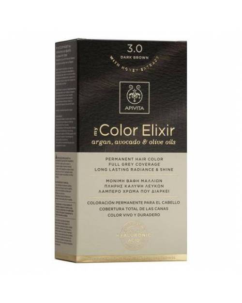 Apivita Tinte My Color Elixir N3.0 Castaño Oscuro
