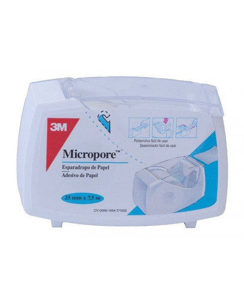 esparadrapo micropore blanco 7,5x2,5 por