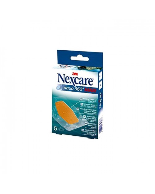 Nexcare® Aqua 360º tiras adhesivas maxi 10x6mm 5uds