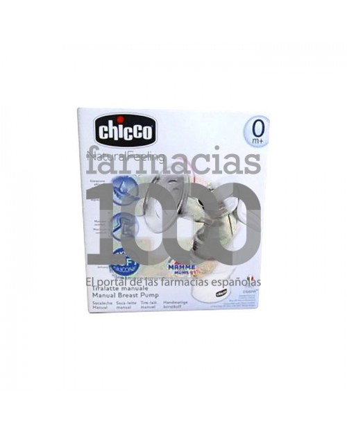 Chicco® sacaleches Natural Feeling Manual 0m+ con tetina de silicona 1ud